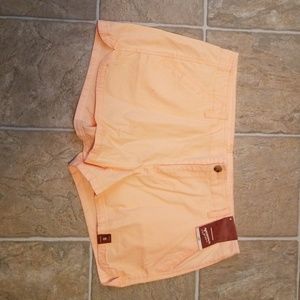 Peach colored shorts